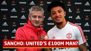 Just In Jadon Sancho Unofficially Confirms Transfer To Man Utd Polinaija