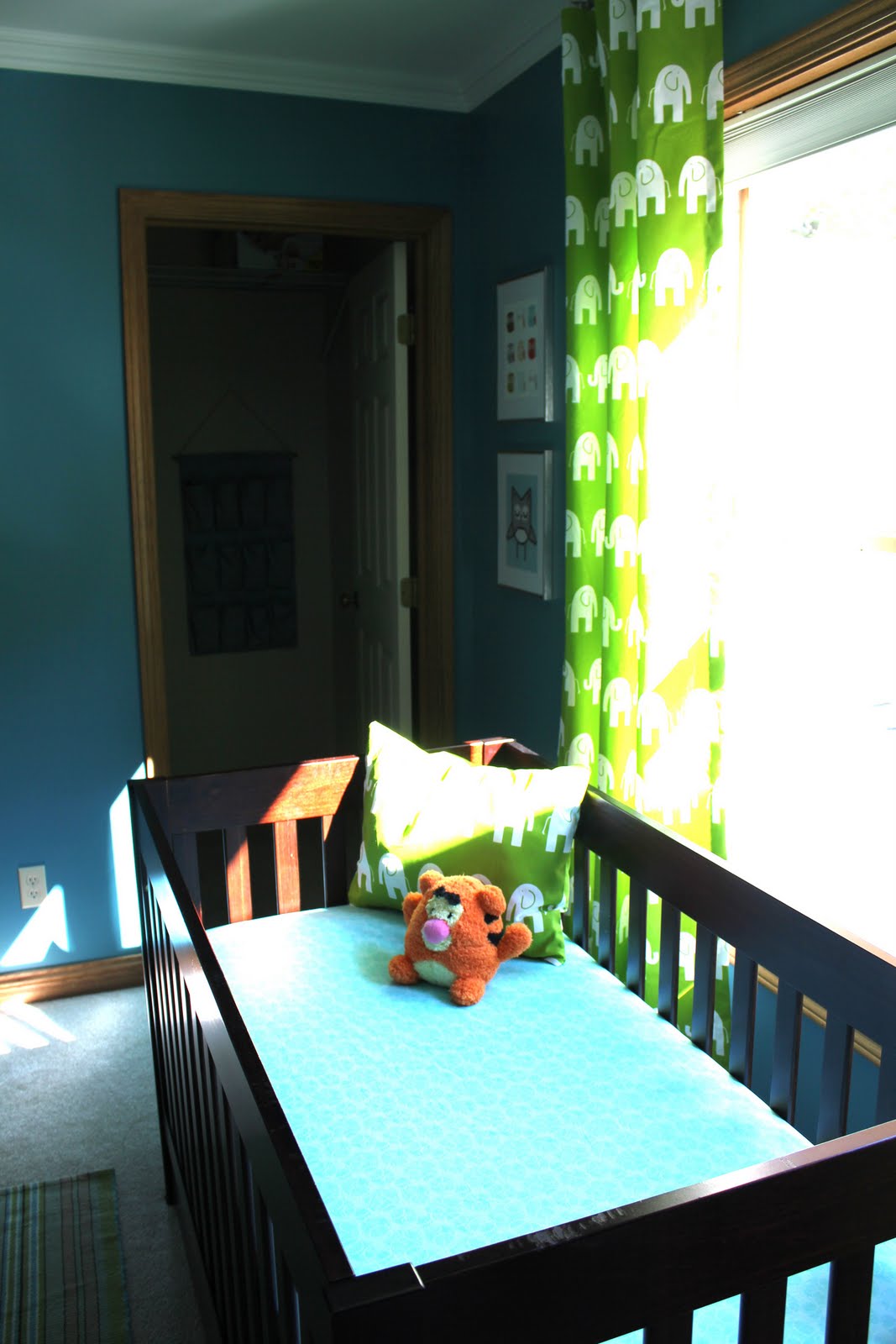 Modern Mantle Completed Nursery