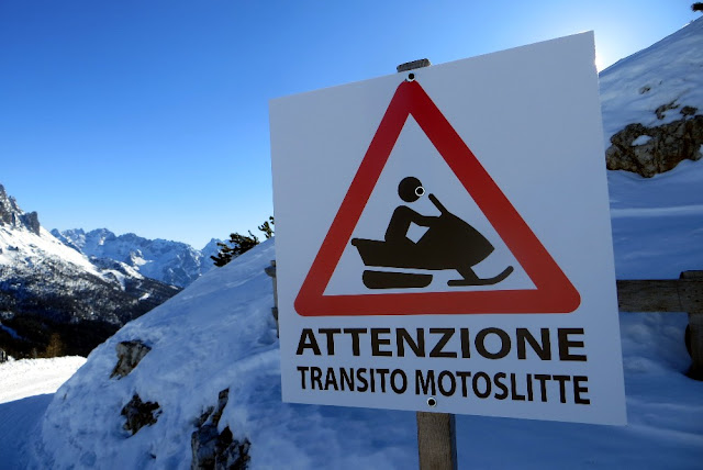 monte piana inverno neve ciaspole