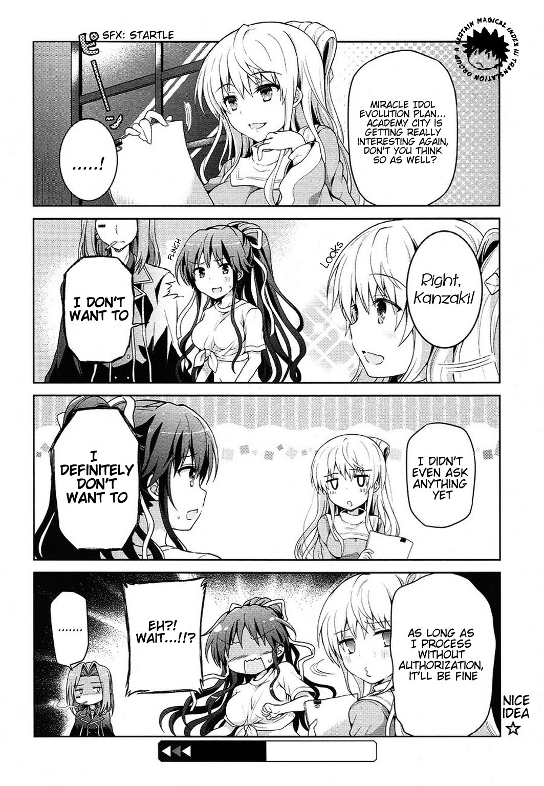 ACertainIdolAccelerator- Vol.1 Chapter 10 10 5 Omake ACertainIdolAccelerator- Vol.1 Chapter 10 10 5 Omake