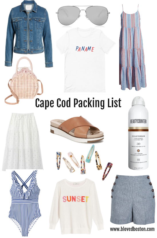 What's on my Cape Cod Packing List