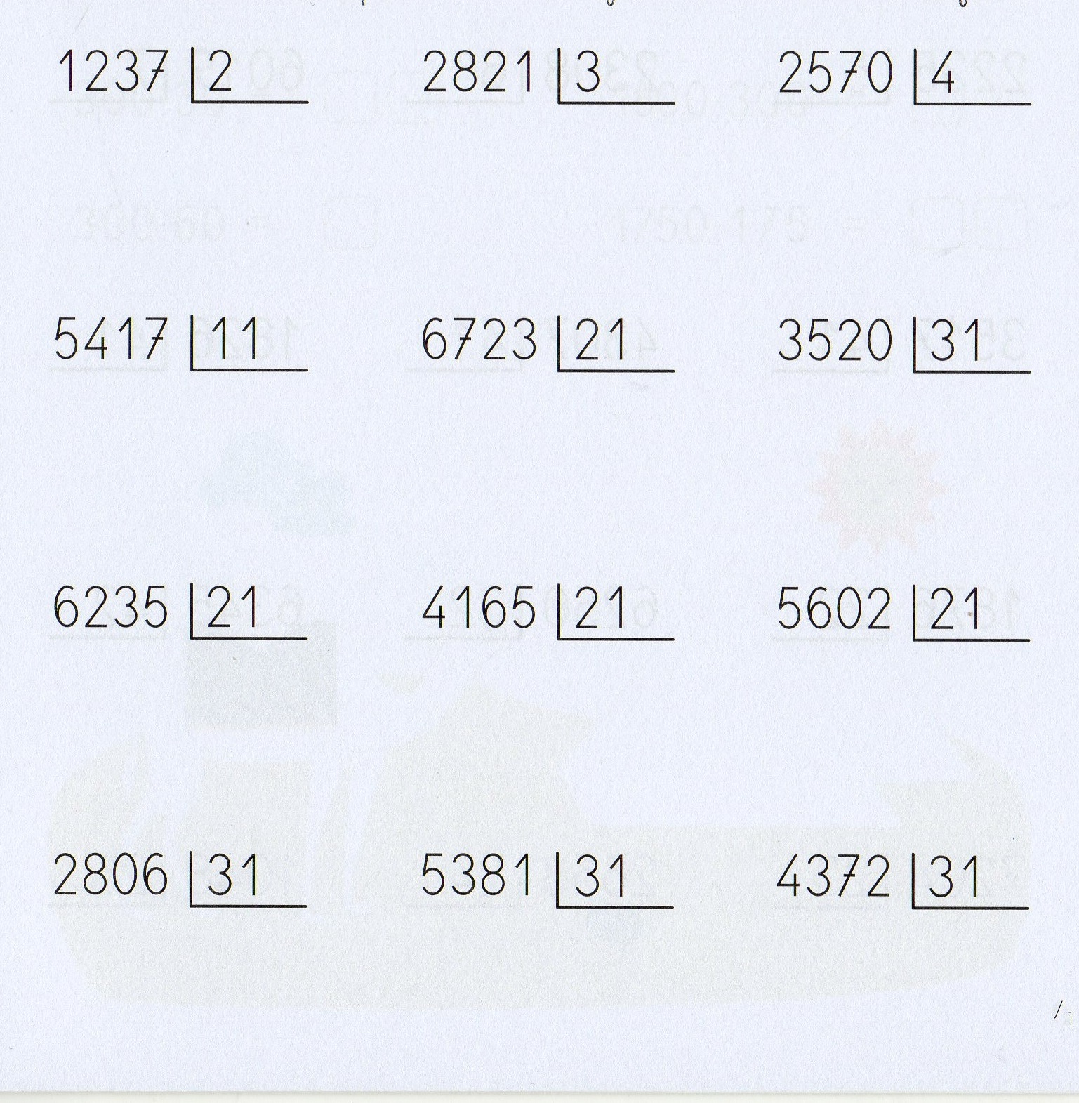 4º Primaria Matemáticas Divisiones Por Varias Cifras 1 2671