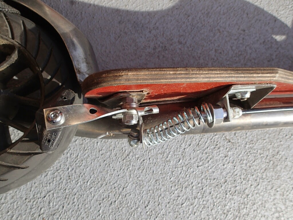 Kent's Bike Blog Adding a Hand Brake to a KickPed