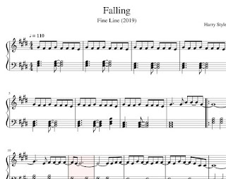 FALLING Piano Bladmuziek