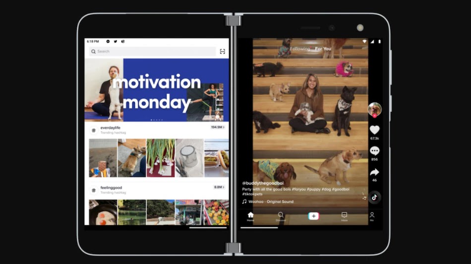 microsoft surface duo got the software update microsoft surface duo got the software update