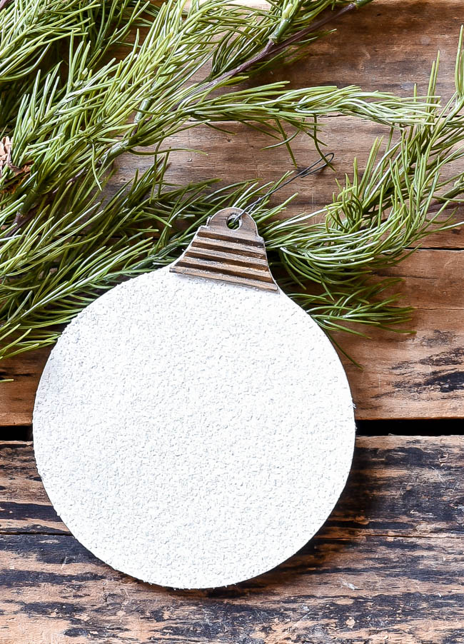 Dollar Store DIY Easy Diamond Dust Ornaments Little House of Four