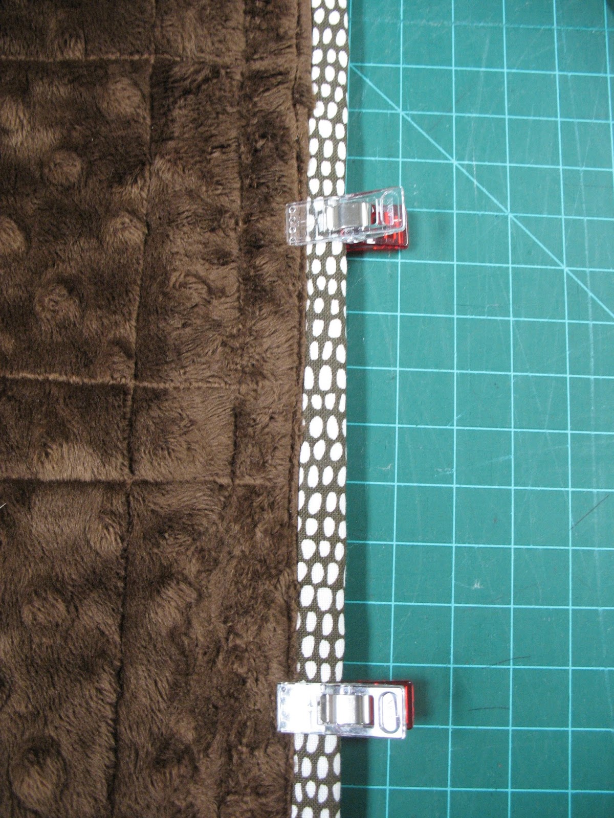 Ye Olde How to Make a Minky Quilt Part 6 Binding