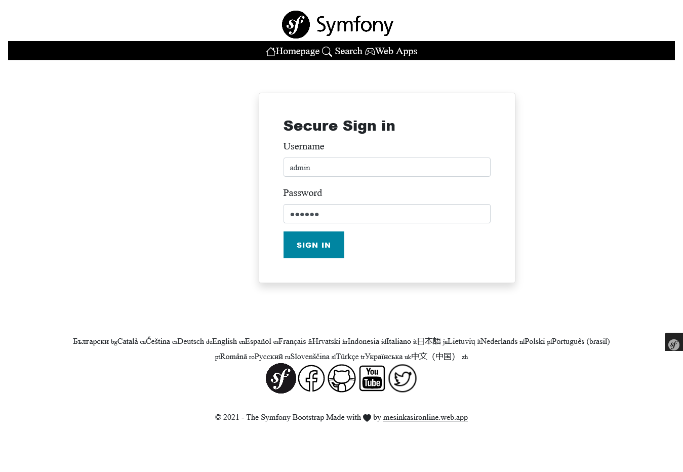 symfony cms source code free download gratis