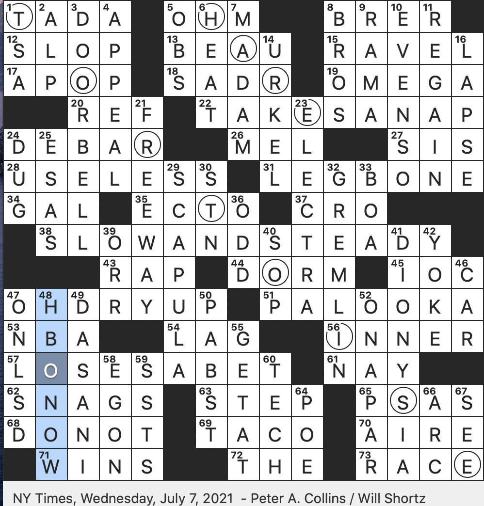 Crossword Unclued: Numbering The Clue Slots In The Grid