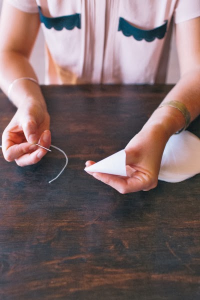  Ask Cynthia : DIY Projects | Wax Paper Backdrop