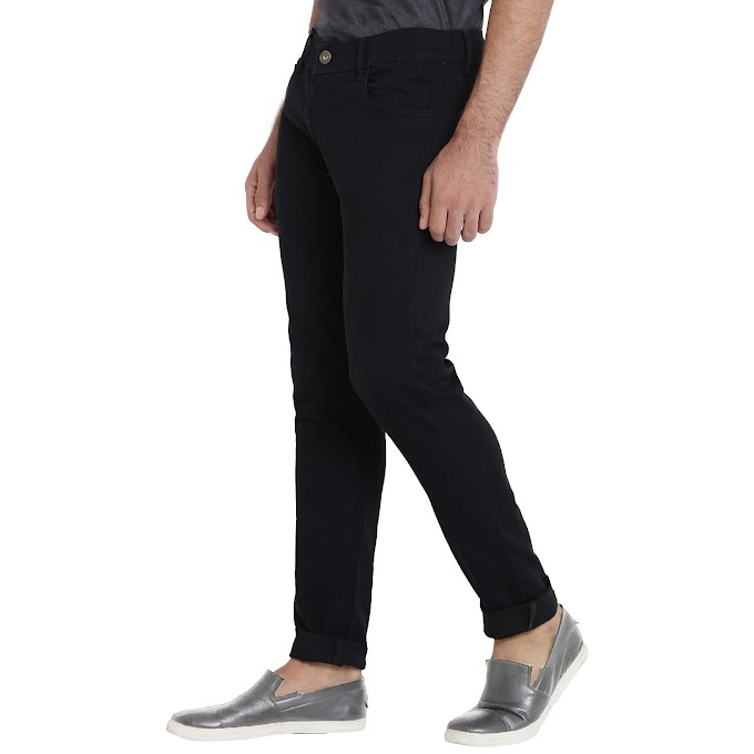 Wash Black Jeans Pants