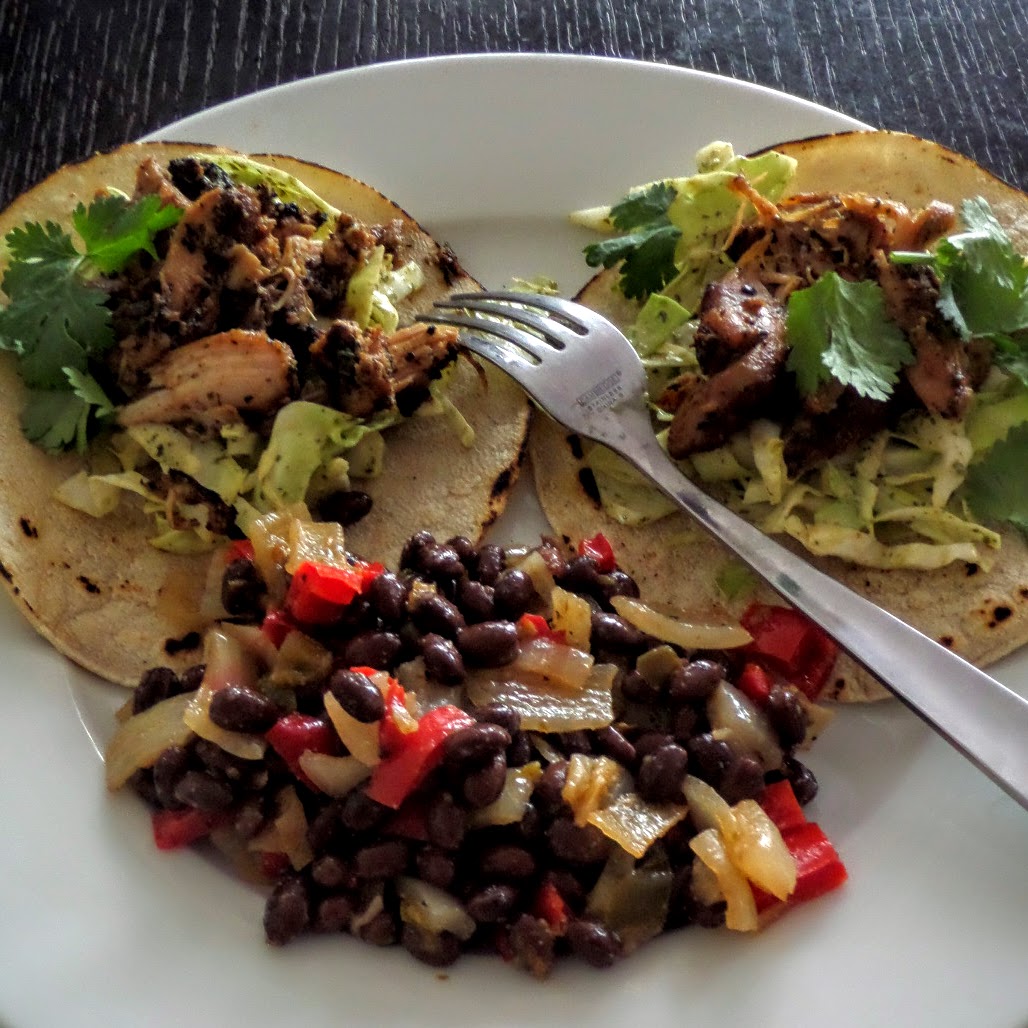 Simple Chicken Tacos and Black Beans | Joybee, What's for Dinner?