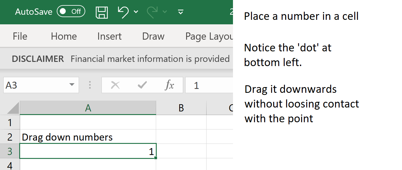 Hodentekhelp how does dragging to fill rows of a column work in ms