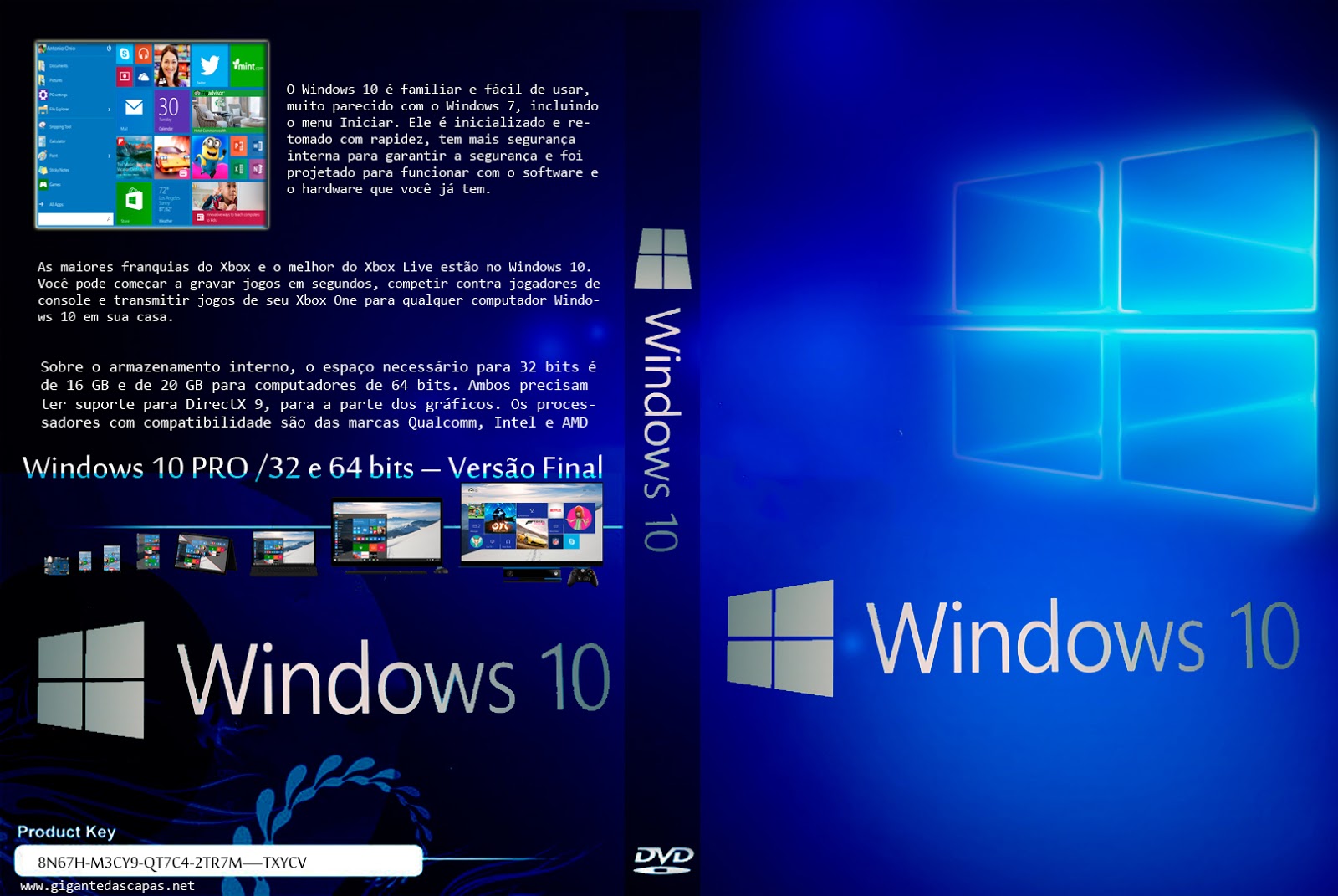 Windows 10 Pro 64 Bits Mega Alfaluda