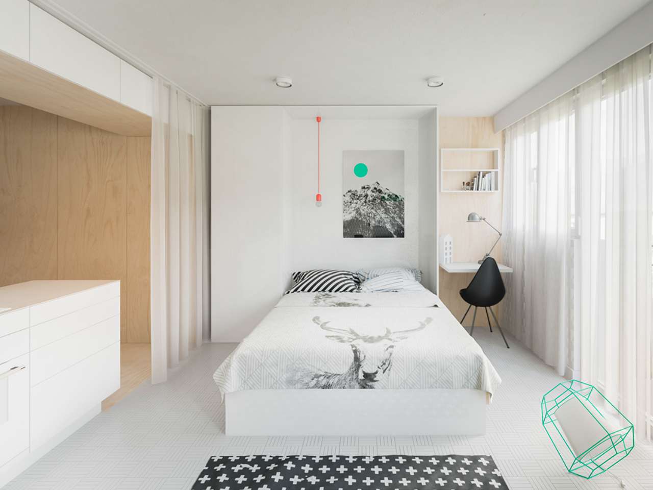 desain kamar tidur modern