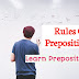 Preposition Rules | Useful rules with Preposition Examples
