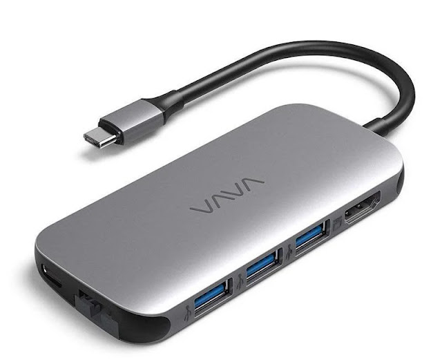 VAVA USB C Hub 8-in-1 Adapter with 4K HDMI