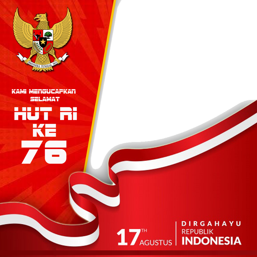 Twibbon Hari Kemerdekaan Indonesia 17 Agustus 1945 tahun 2021