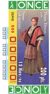 Traje típico de Jaén - Mujer - Cupones ONCE 1996