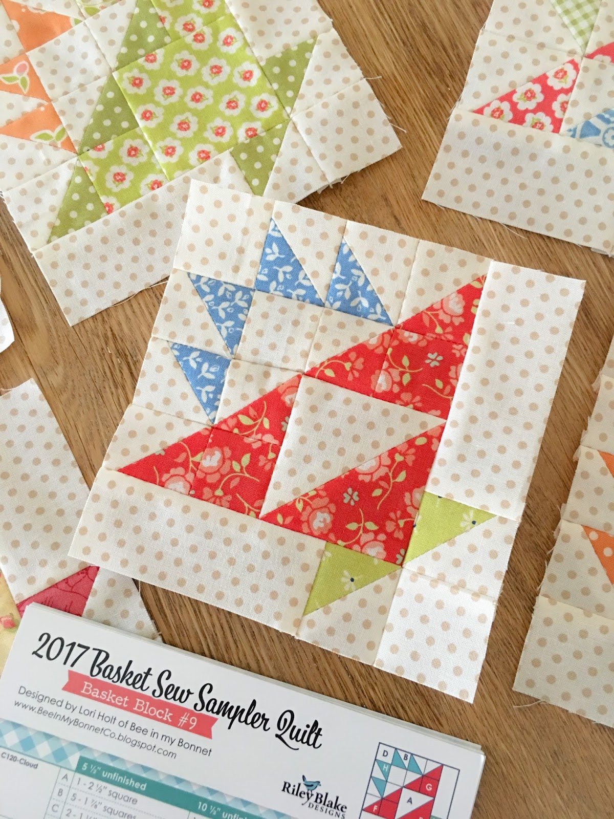 Carried Away Quilting December Sew Sampler box with Fat Quarter Shop