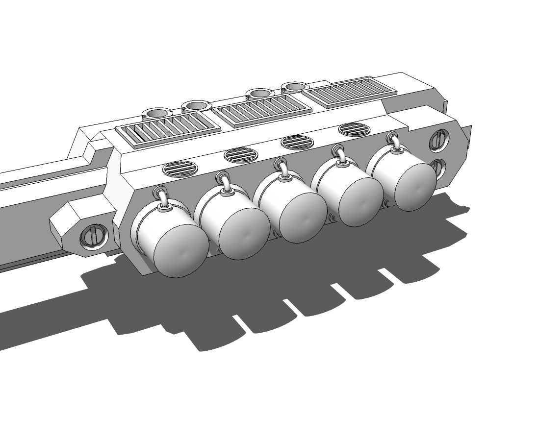 Fractured Mesh: Gauss Rifle