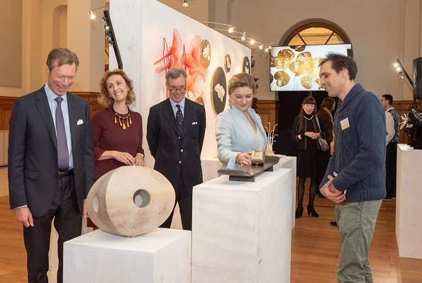 Hereditary Grand Duke Guillaume, Princess Stephanie, Prince Guillaume, Princess Sibilla and Princess Charlotte