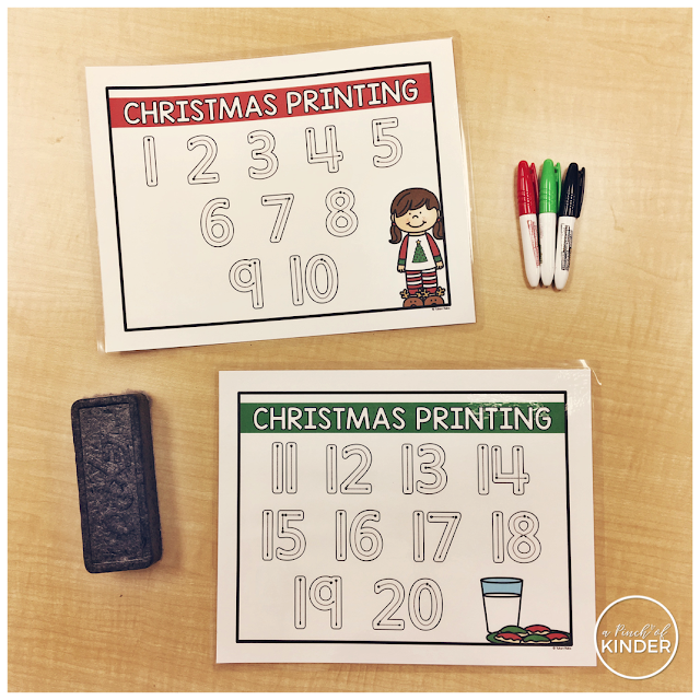 Christmas Activities for Kindergarten A Pinch of Kinder