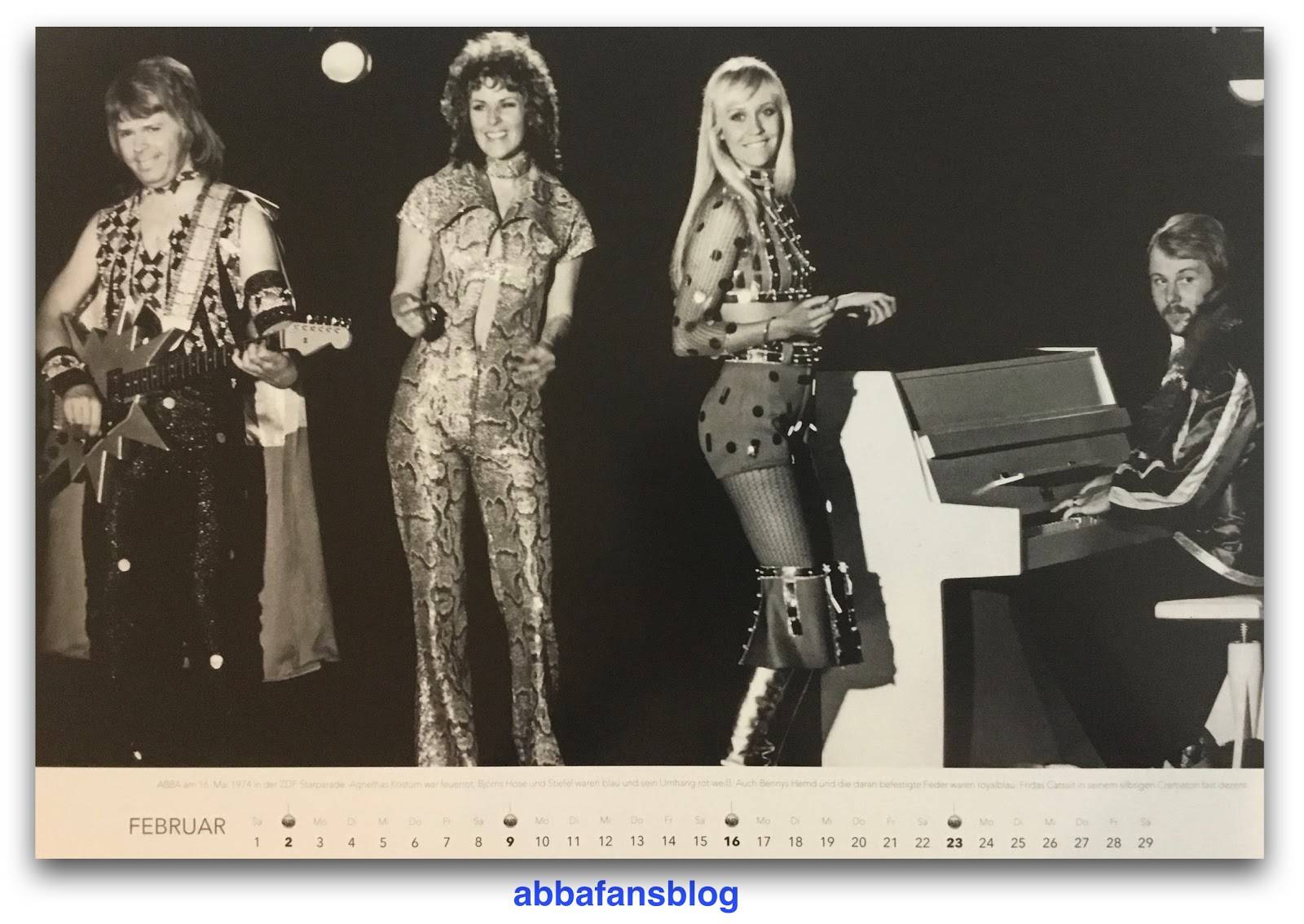 ABBA Fans Blog Abba Calendar