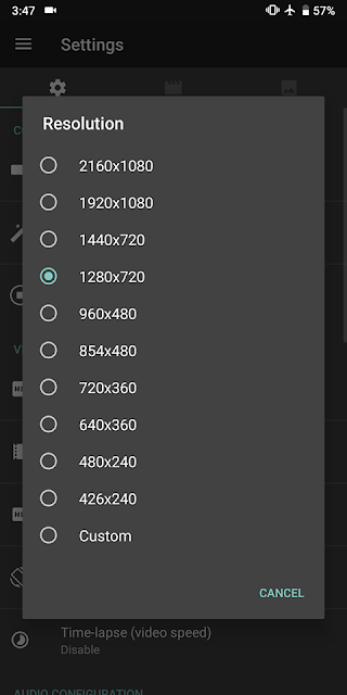 Setting AZ Screen Recorder Setting AZ Screen Recorder