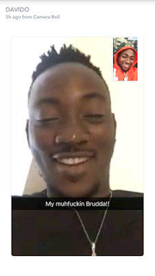 Davido speaks to Dammy Krane on facetime after his release from ...