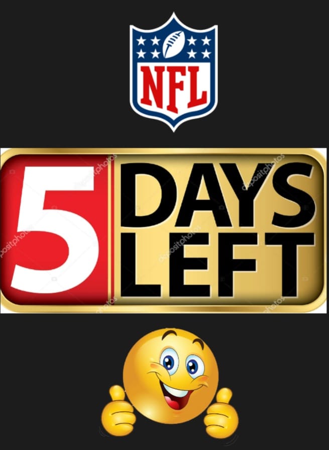 NFL 5 days left