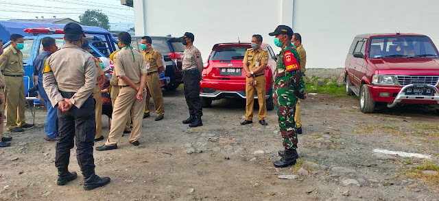 Kodim Sragen - Penyaluran Sembako  Terdampak Corona Di Masaran