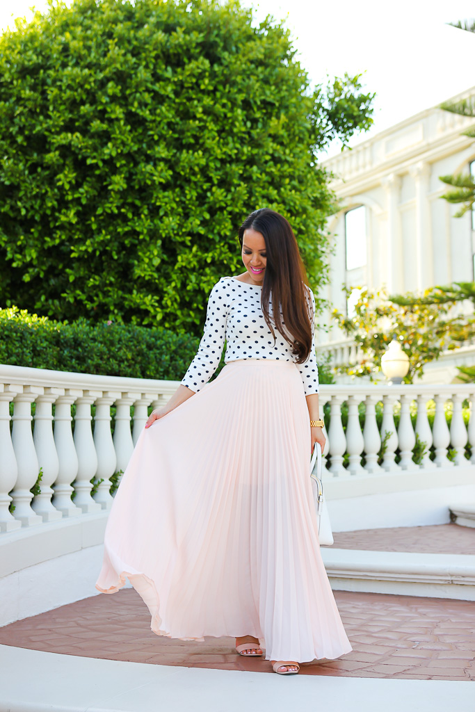 How To Wear A Maxi Skirt When You're Petite | Stylish Petite