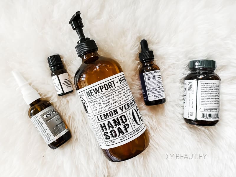 How to Decorate with Amber Glass Bottles (and where to find them cheap