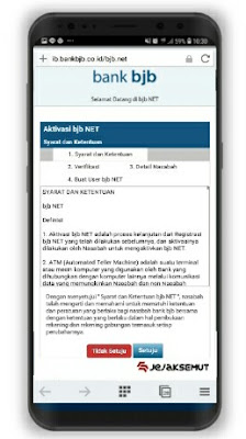 Cara Aktivasi BJB Net