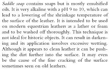 Conservation of leather and related materials p128