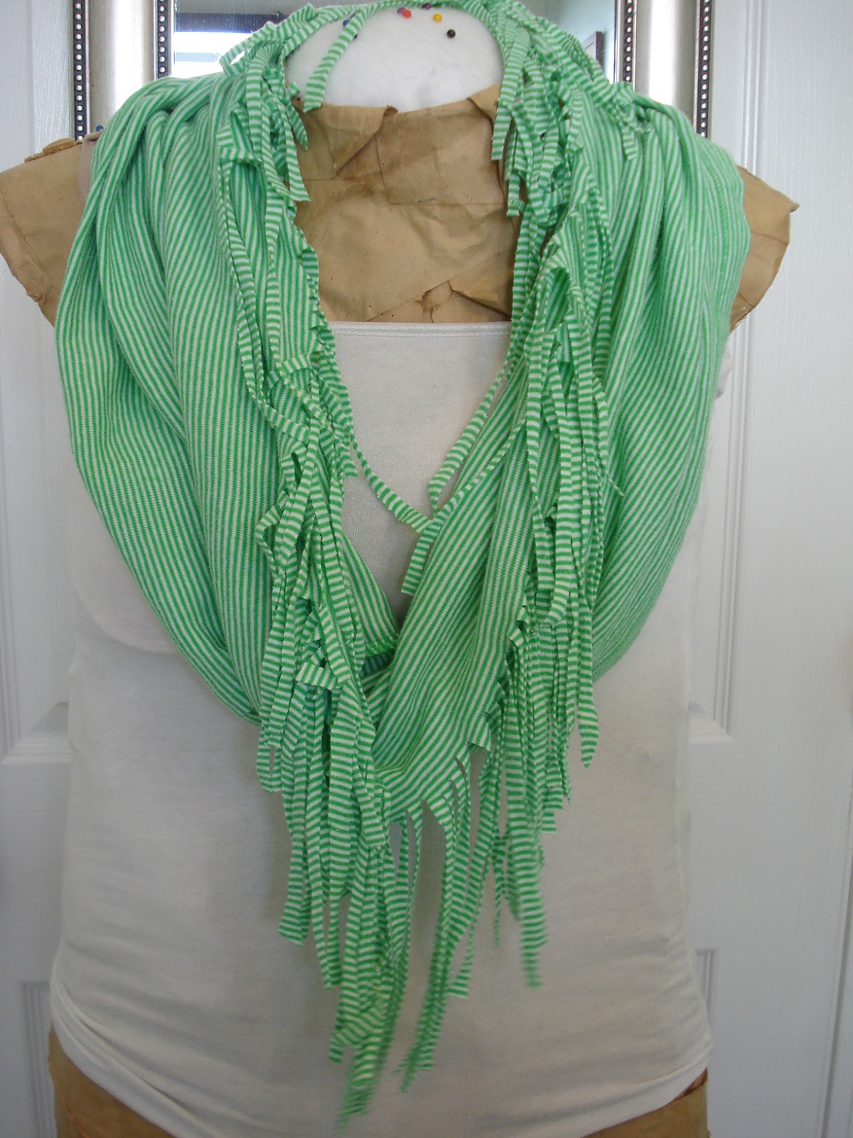 Refashion Coop Scarf from tshirt