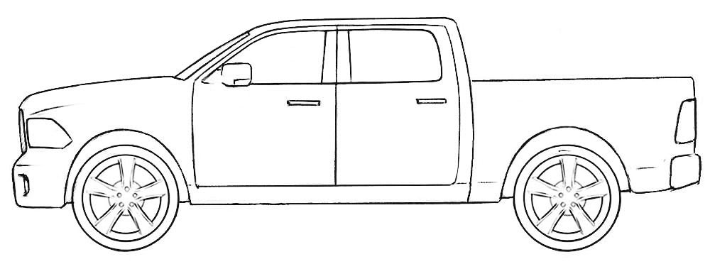Dodge Ram Coloring Pages ~ Coloring Pages