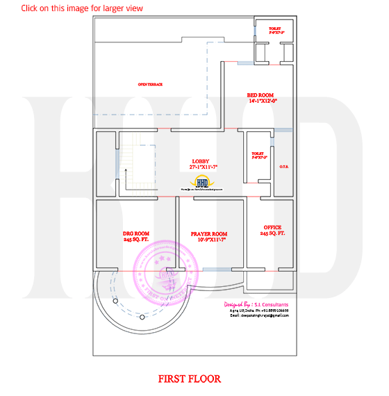 First floor plan