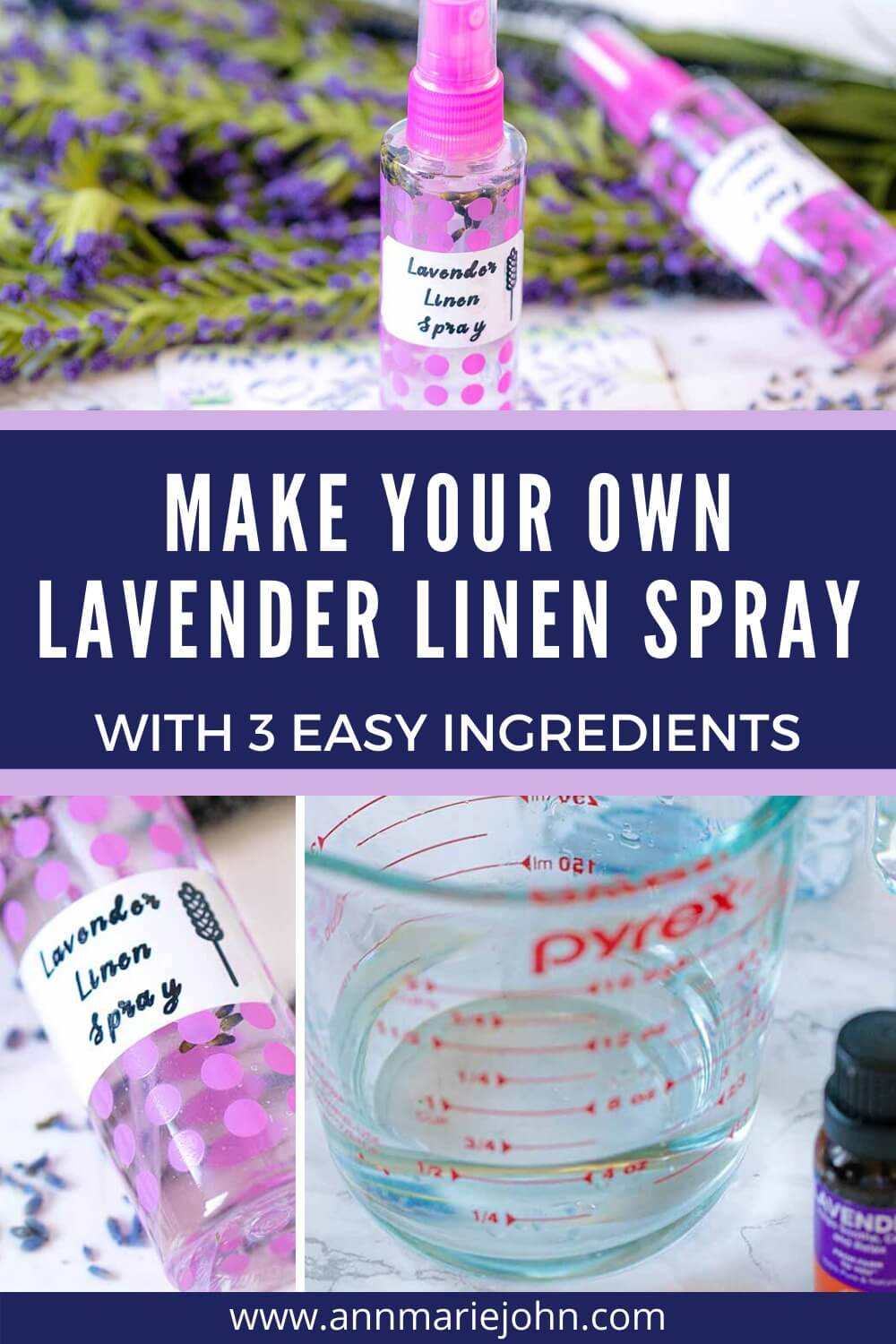 Make Your Own Lavender Linen Spray With 3 Easy Ingredients