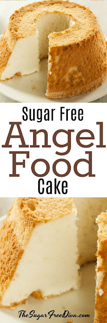 This Sugar Free Angel Food Cake recipe is a pretty standard recipe.