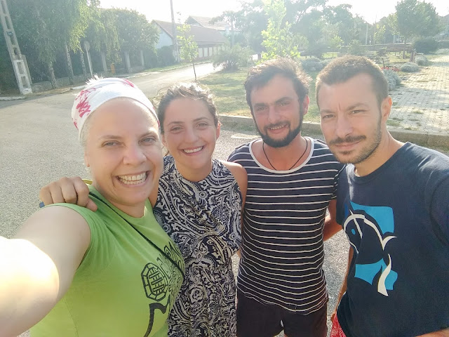 With Maria and Vlad in Vama Veche, Romania