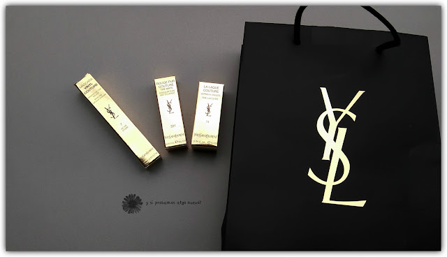 Yves Saint Laurent regalos del sorteo de Navidad en Cosmetik