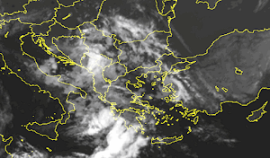 Δορυφορική εικόνα Ελλάδας