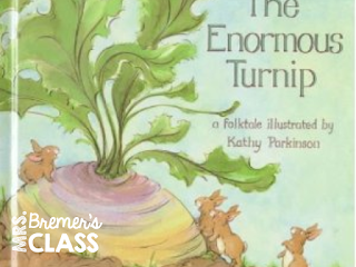 Art activity to go with ENORMOUS themed books like The Enormous Turnip