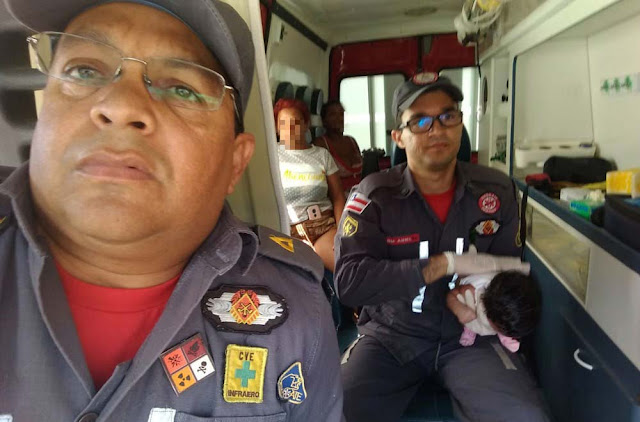 Mulher salva filha recém-nascida com ajuda de bombeiro por telefone em Juazeiro