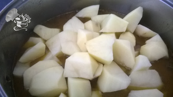 Patatas Peladas y Cortadas