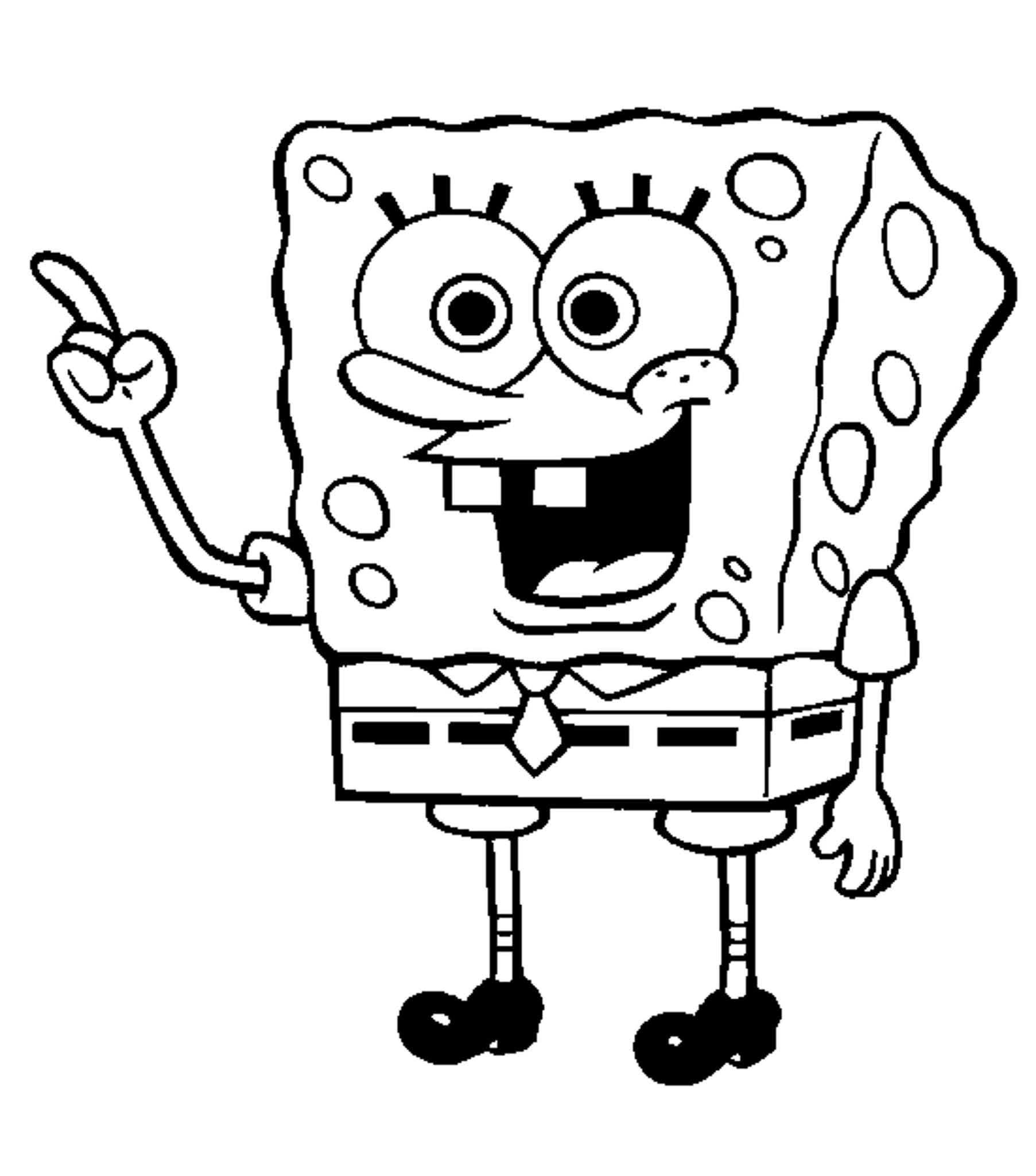 Spongebob Coloring Pages Free Coloring Print Spongebob Coloring Pages Free Coloring Print