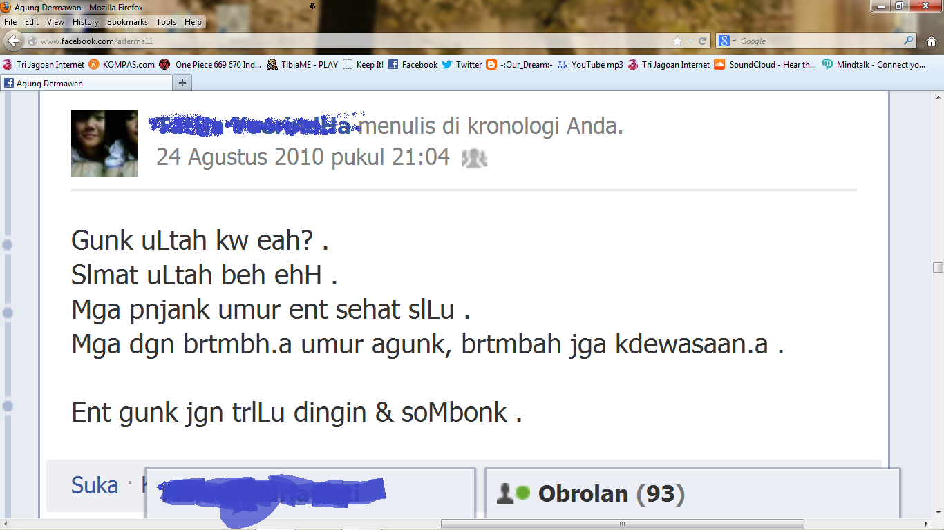 Status FB