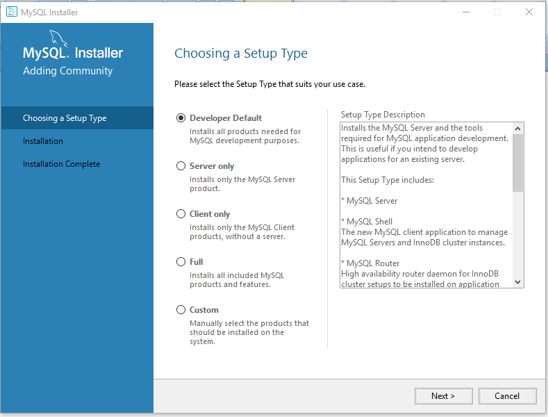 How to install mysql database and set configuration ~ whereisstuff